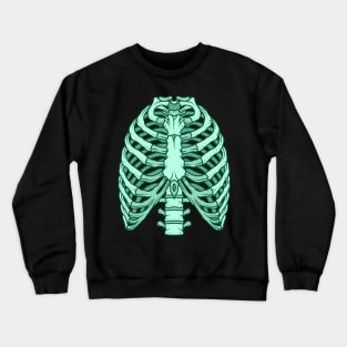 Rib Cage (Green) Crewneck Sweatshirt